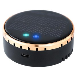 Solar-Powered Mounted Car Air Humidifier - Color: Black