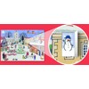 Alison Gardiner Pack of 4 Traditional Advent Calendar Cards -Christmas