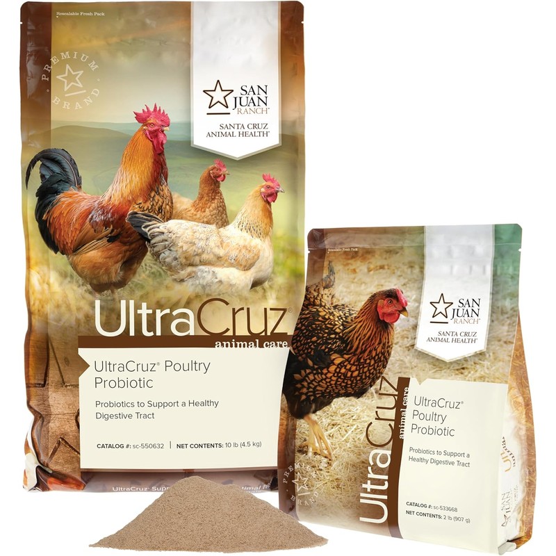 UltraCruz Poultry Probiotic; 2 lb, Brown