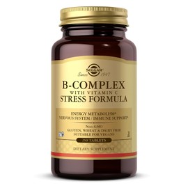 Solgar Vitamin B-Complex + C - 250 Tablets