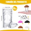 50pcs Mini Vasitos Botas Vaqueras Con Sombrero Para Fiesta