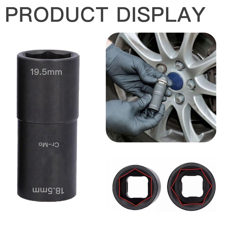 NICEIN® Double Head Impact Wrench Nuts - 18.5 mm &