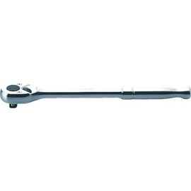 Koken 1/4 (6.35 mm) SQ. Long Ratchet Handle (Polished Grip), Total Length 6.3 inches (160 mm), 2753P-160