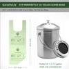 1.6 Gallon Compost Bags with Handles, Small Kitchen Food Scrap