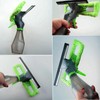 3 in 1 Window Squeegee with Microfiber Scrubber Water Spray