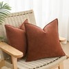 Pillow Covers 45x45 cm Set of 2, Chenille Pillow Covers