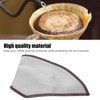 800 Mesh Stainless Steel Coffee Filter, Reusable Foldable Trapezoid Coffee