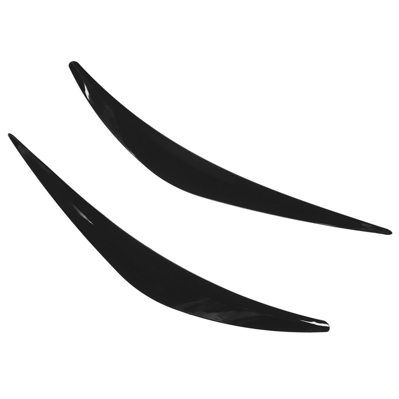 2Pcs Headlight Eyebrow Left Right Fade Proof Front Headlight Eyelid