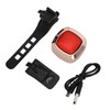 Intelligent Bike Tail Light Waterproof Rechargeable Intelligent Bicycle Brake Induction