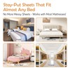 Bed Sheet Holders With Lock Strips, 4 Pack Bed Sheet