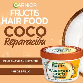 Garnier Fructis Hair Food Coco Mascarilla Reparadora Cabello Dañado 350 ml
