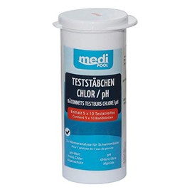 ESUEDRO Einkaufsgesellschaft Deutscher Drogisten AG - KHG/HPC (FO) Medipool 502010803MB Chlorine and pH Test Sticks 50 Pieces