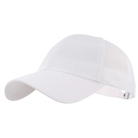Gisdanchz Ladies Baseball Caps Sombrero Hat Sport Cap Mens Sun Hat Summer Outdoor Ladies Baseball Cap for Women Golf Hats Sombrero Mesh Trucker Hat Running Hat Accessories Men Breathable Unisex White
