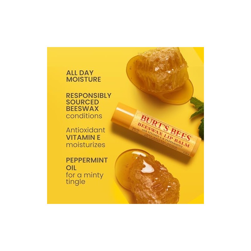 Burt's Bees Lip Balm, Beeswax (4.25 g)