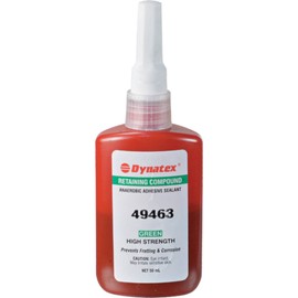 DB Electrical 49463 Dynatex Green, High Strength Threadlocker; 50mL Bottle Compatible With/Replacement For Universal