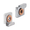 Prime-Line MP10246 Spring Loaded Mirror Hanger Clip Set, Chrome Plated, Pack of 4