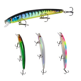 Fishing Lure Set Fishing Lure Set Artificial Bait Fishing Lure Artificial Bait Set with Treble Hook Surf Fishing Lure Rotating Swimming Bait Freshwater Saltwater Bass Trout Pike Zander