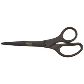 Leitz 54196095 180 mm Non Stick Titanium Scissors - Black