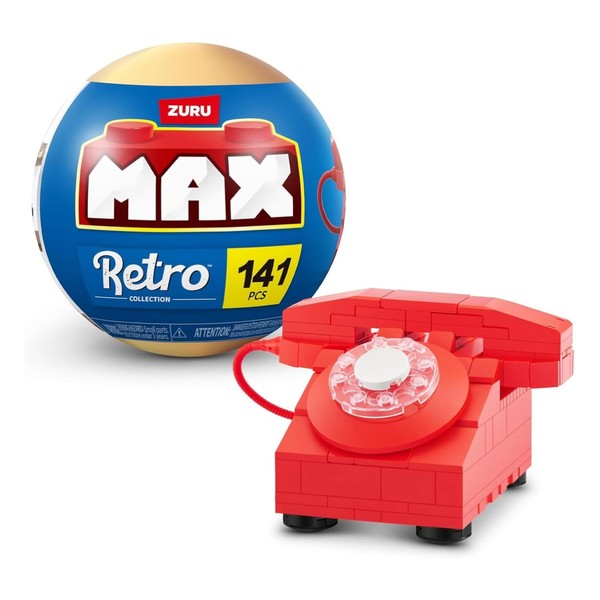 ZURU Max Premium Retro: Telephone Zulu Max Premium Retro: Red