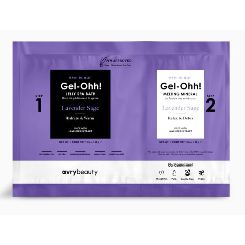 AvryBeauty Gel-Ohh Jelly Spa - Lavender, 1 ct.