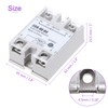 DMiotech SSR-80DA 3-32V DC Input to 24-380V AC Output Single
