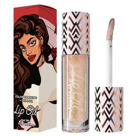 Qawnfy Boss Up Color Changing Lip Oil, Shimmering Temperature Color Changing Lip Gloss Tinted Lip Stain, Long Lasting Nourishing Moisturizing Lip Glow Oil for Lip Care (01#)