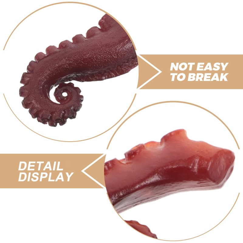 ifundom Artificial Octopus Tentacles 6-Pack Realistic Simulation Seafood Props Fake