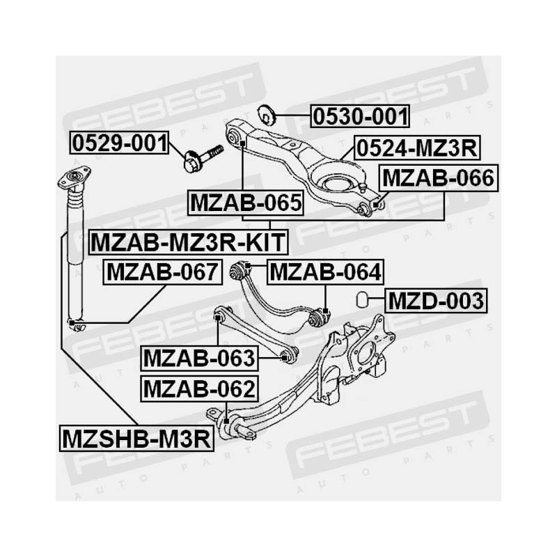 FEBEST MZD-003 Spark Plugs