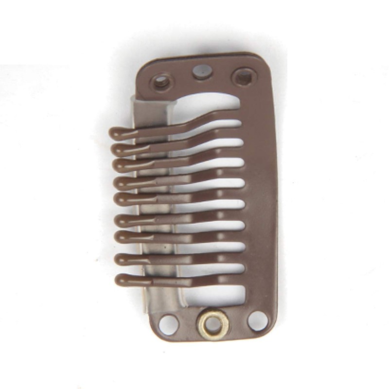 50pcs Hair Extension Clips Stainless Steel Snap Clips for Hair