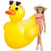 Hungdao 4 Feet Giant Inflatable Duck Huge Rubber Duck Large