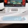 Wireless Keyboard Mouse Combo - 2.4Ghz Aesthetic Quiet Keyboard and