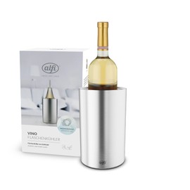 alfi 0457205100 Flaschenkühler Vino, Edelstahl mattiert