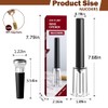 Air Pressure Wine Bottle Opener and Vacuum Wine Stopper Set