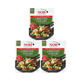 NOH Foods of Hawaii four serving seasoning packets 1.5 oz Pack of 3 Taste the flavor of Hawaii with each unique and famous meal (Oriental Stir Fry mix)