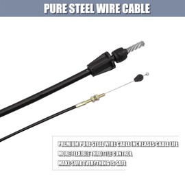 CLUBRALLY Club Car Precedent Gas Golf Cart Governor & Accelerator Throttle Cable Snap in Kawasaki FE350 2011-2015, Replace 102336001 102595101