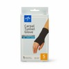 Medline Carpal Tunnel Glove with Flexible Splint, Breathable Cotton/Spandex, Black,