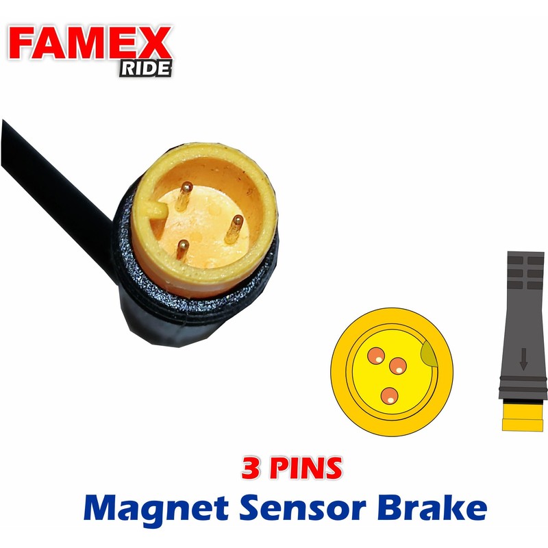 FAMEX RIDE® 3 pins Brake Sensor Magnet Electric Bicycle Hydraulic