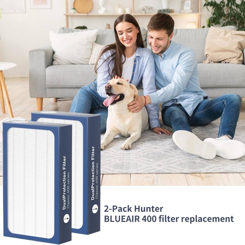 KPPTYTY 2 Pack Classic 400 Series DualProtection Filter Replacement Compatible