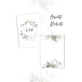 Medical record cover incl. Vaccination Certificate Compartment Green Gold | High-Quality Cover for Your Child’s Examination Book and Vaccination Certificate | Pregnancy Gifts for Pregnant Women