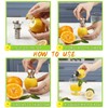 KAYCROWN 18/8 Stainless Steel Manual Lemon Juicer Squeezer, Easy Squeeze