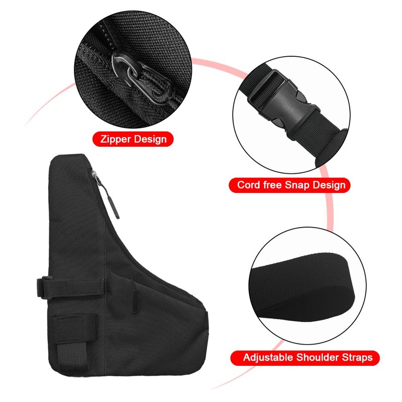 JoyRole Universal Radio L Shape Chest 2 Pockets Harness Tactical