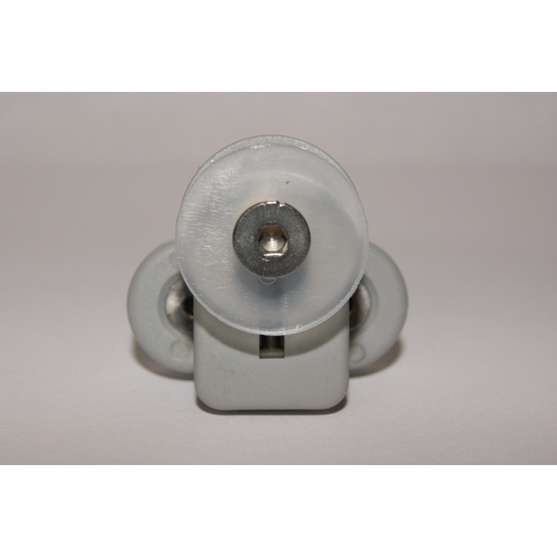 2 x Twin Spare Shower Door Rollers/Runners/Wheels 19mm grooved Wheel
