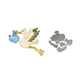 1 Pcs Stitch Crane Catch Baby Cutting Dies,Letmefun Metal Cutting Dies New 2019 Craft Dies Christmas Dies Scrapbooking for DIY Alubm Photo Card Decorations