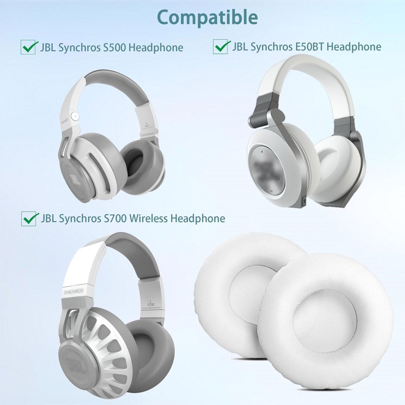 HAIZEEN Ear Pads Compatible with JBL Synchros S500 S700 E50BT