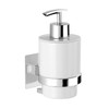 WENKO Turbo-Loc® Quadro Soap Dispenser, No Drilling Required, Liquid Soap