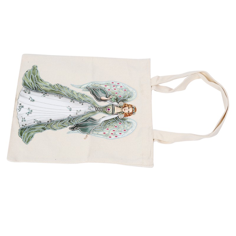 DIY Diamond Painting Shopping Bag Rhinestones Painting Tote Bag with