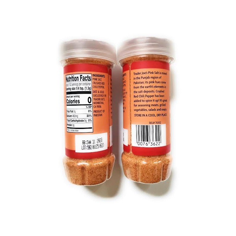 Trader Joe's Spicy Pink Salt with Crushed Red Chili Pepper