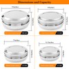 CRAFTONE Stainless Steel Storage Dabba Containers Set of 4 Pcs,