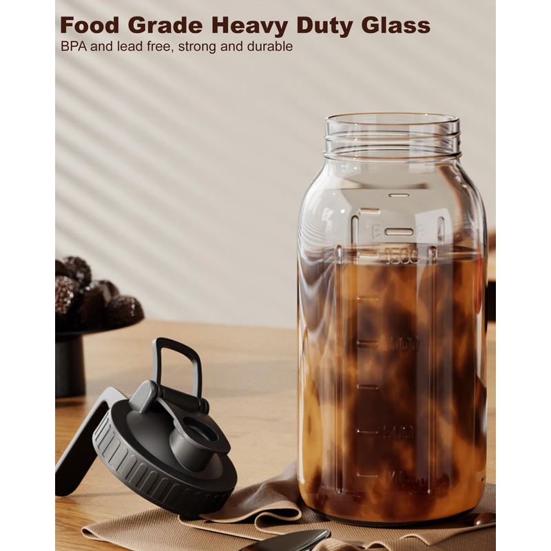 VA1KENE Cold Brew Coffee Maker 64oz, Iced Coffee Maker with