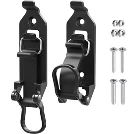 Soporte de Pala de Metal y Goma para Portaequipajes y Cama de Camión, Soporte de Pala para Hacha de Camión Jeep Todoterreno, Portapala para Camión y Abrazaderas de Montaje Quick Fist que se